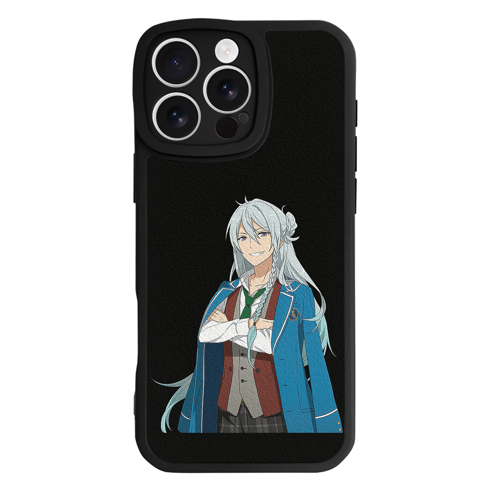 （画像用） あんさんぶるスターズ! Ensemble Stars 【iPhone 16シリーズ対応】シリコンスマホケース（レザー調） 材質：シリコン
